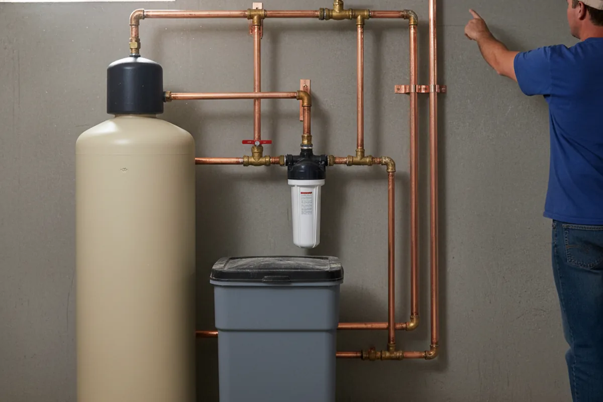 Whole-house water treatment system installed in Franktown